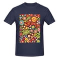 thumbnail image 4 of Bingfone Hippie Peace Love Men'S Loose Fit Short-Sleeve Pocket T-Shirt, 4 of 7