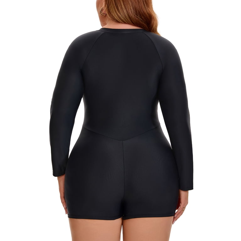 Agnes Orinda Surfing Bathing Suit Women's Plus Size School College