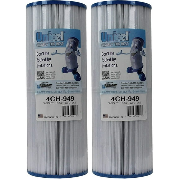 2) New Unicel 4CH-949 Pool Spa Waterway Replacement Filter Cartridges 50 Sq Ft