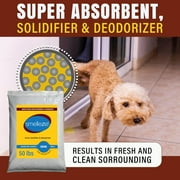 SMELLEZE Urine Solidifier and Odor Remover Powder 50lb Bag