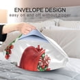 thumbnail image 5 of Ryvnso Satin Pillowcase Christmas Santa Claus2 Pillow Cases Standard Size 30x20in, 5 of 6