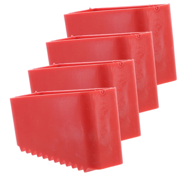 HERFIER 4Pcs Non-slip Ladder Pads Ladder Foot Pads Ladder Foot Protective Covers 2.16x1.49x0.98in