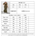 thumbnail image 7 of AURA Plus Size U Neck Backless Bodycon Maxi Dress Short Sleeve High Waist Solid Army Green 1XL 3XL, 7 of 7