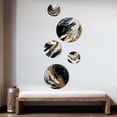 thumbnail image 3 of Designart "Mystery Awakening II" Abstract Painting Metal Wall Art Set of 5 Piece, 3 of 5