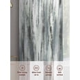 thumbnail image 6 of Sage Green Grey Vintage Sheer Curtains 84 Inch Length 2 Panels Set Window Treatments, Retro Abstract Art Rod Pocket Semi Curtains for Living Room/Bedroom/Kitchen Décor, 104"W x 84"L, 6 of 7