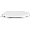 thumbnail image 4 of Proflo Pftswe1001 Round Closed-Front Toilet Seat And Lid - White, 4 of 6