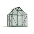 thumbnail image 3 of Palram - Canopia Mythos 6' x 4' Polycarbonate/Aluminum Walk-In Greenhouse – Green - with Roof Vent, 3 of 11
