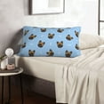 thumbnail image 6 of Lsque french Bulldog Face Pattern Pillow Case – Soft & Cozy Throw Pillow Cover, Hypoallergenic Cushion Case for Sleeping Women with Envelope Closure-20"x30", 6 of 6