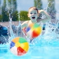 thumbnail image 4 of Pelota de playa inflable de colores para niños y adultos juguete Ehuebsd de PVC de 30cm ideal para fiestas y deportes acuáticos al aire libre, 4 of 9