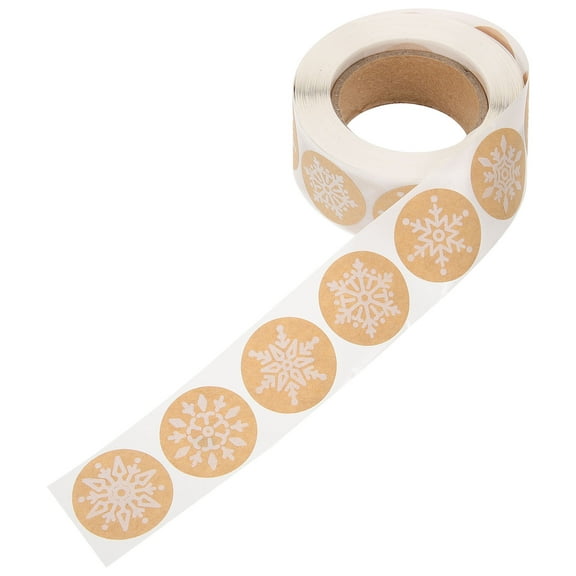 Raindrops Christmas Snowflake Stickers Self-Adhesive for Decoration 500Pcs