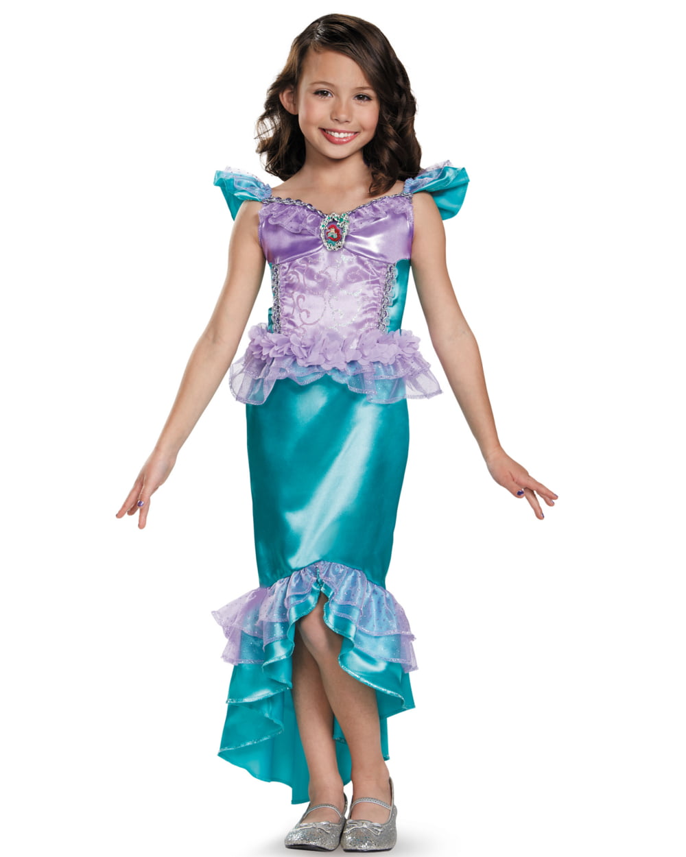 pop Travel Hurry up Disney Princess Ariel Classic Girl's Halloween Fancy-Dress Costume for  Child, M - Walmart.com