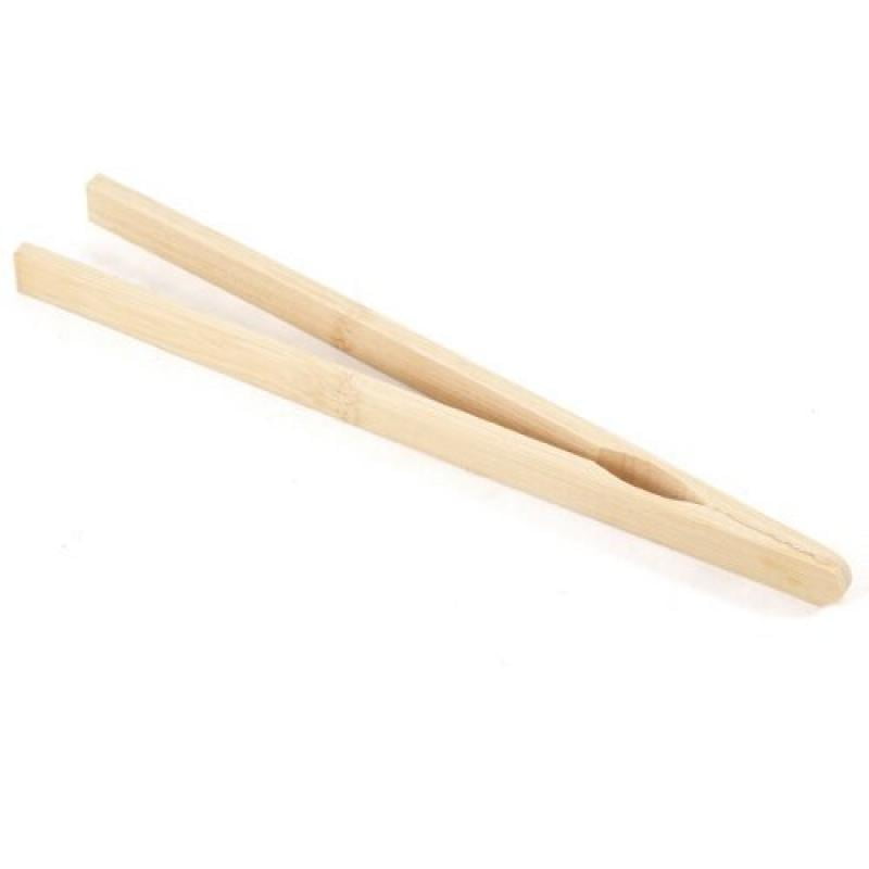 CybrTrayd Toast Tongs, Bamboo