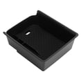 thumbnail image 2 of Caja para reposabrazos de coche, organizador de almacenamiento de espacio grande, carcasa dividida, accesorio de repuesto, color negro, 2 of 9