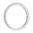 thumbnail image 2 of 1/2 Carat Diamond 3/4 Eternity Wedding Band in 10k White Gold (Ring Size 9) - IGI Certified, 2 of 7
