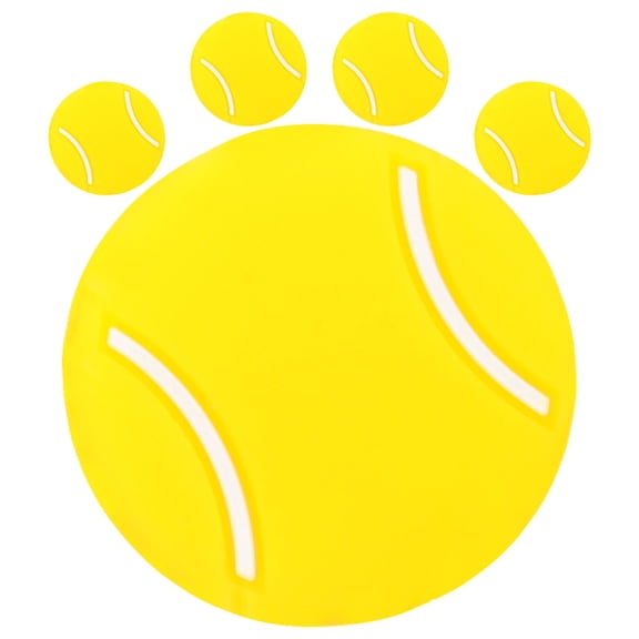 KALLORY 5Pcs Tennis Dampener for Racket to Reduce Vibration and Shock 0.98X0.98X0.28In