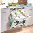 thumbnail image 5 of Dailycode Dishwasher Magnet Cover Magnetic Fridge Door Cover Home Kitchen Decor, Sailor Dachshund Dog, 23"x 26", 5 of 6
