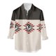 thumbnail image 1 of Camisa de manga larga para hombre, blusa con cuello vuelto, botones informales, tema de vaquero, cárdigan con estampado sin posicionamiento Odeerbi ODB-2, 1 of 5