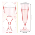thumbnail image 3 of Copas Plastico Fiesta Elagantes Champagne Rosa 50 Piezas rosa, 3 of 5