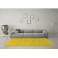 thumbnail image 3 of Ahgly Company Machine Washable Indoor Rectangle Oriental Yellow Industrial Area Rugs, 5' x 8', 3 of 4