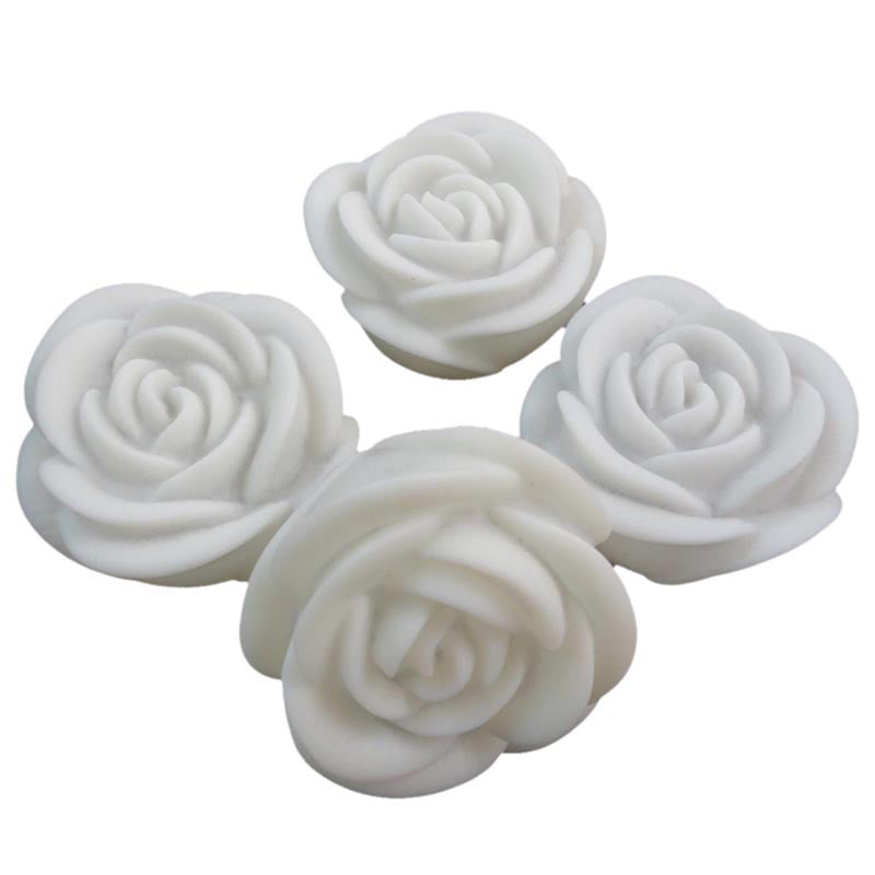 New Romantic And Changeable LED Rose Flower Candle Decoration Light Night W5L0 