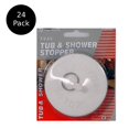 thumbnail image 1 of Aqua Plumb Tub Shower Drain Stopper with Pull Tab Ring Rubber Fits All, 24-Pack, 1 of 9
