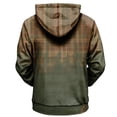thumbnail image 5 of Men's Print Plush Warm Coat Fleece Sweater Casual Coat Pocket Sweater Autumn Winter Coat XL, 5 of 5