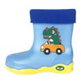 thumbnail image 3 of Botas de lluvia para niños y niñas Botas de lluvia impermeables para niños pequeños para exteriores (Azul 17), 3 of 6