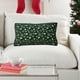 thumbnail image 4 of Funda de almohada navideña de felpa con diseño estampado para sofá o cama | Cojín decorativo rojo, verde y blanco | 30 x 50 cm, poliéster suave, 4 of 6