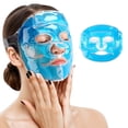 thumbnail image 1 of Mascarilla de Gel Frío y Calor para Ojos y Cara | Reutilizable, Suave y Ajustable | Alivio para Migrañas, Ojos Hinchados, Estrés y Dolor | Color Azul, 1 of 12
