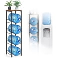 thumbnail image 1 of Estante para Garrafon de Agua 4 Niveles con Tablas, Porta Garrafon,Estante de Almacenamiento,Soporte para Botella de Agua de 5 Galones, Rack de Acero Inoxidable Estable y Seguro, 1 of 8