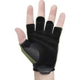 thumbnail image 4 of Harbinger Unisex Power Weight Lifting Gloves 2.0 - 2XL - Black/Green, 4 of 6