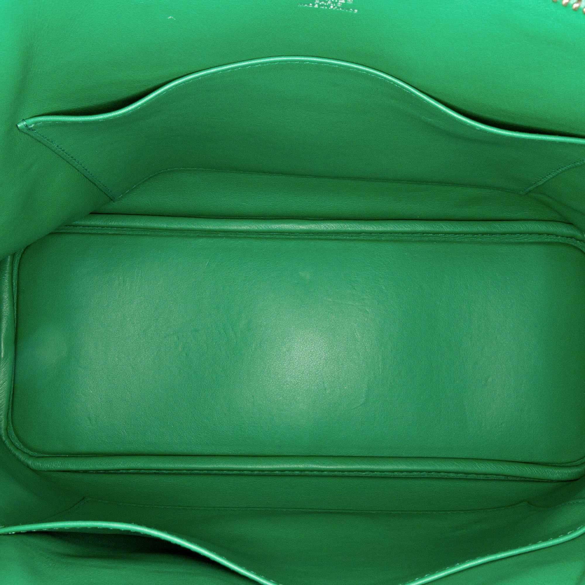 Hermès Hermes Green Togo 1923 Bolide 30 Leather Pony-style calfskin  ref.955610 - Joli Closet