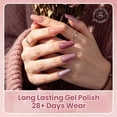thumbnail image 5 of Beetles Nude Gel Polish Set, Cozy Nude Collection, 6 Colors Brown Pink, 5 of 6