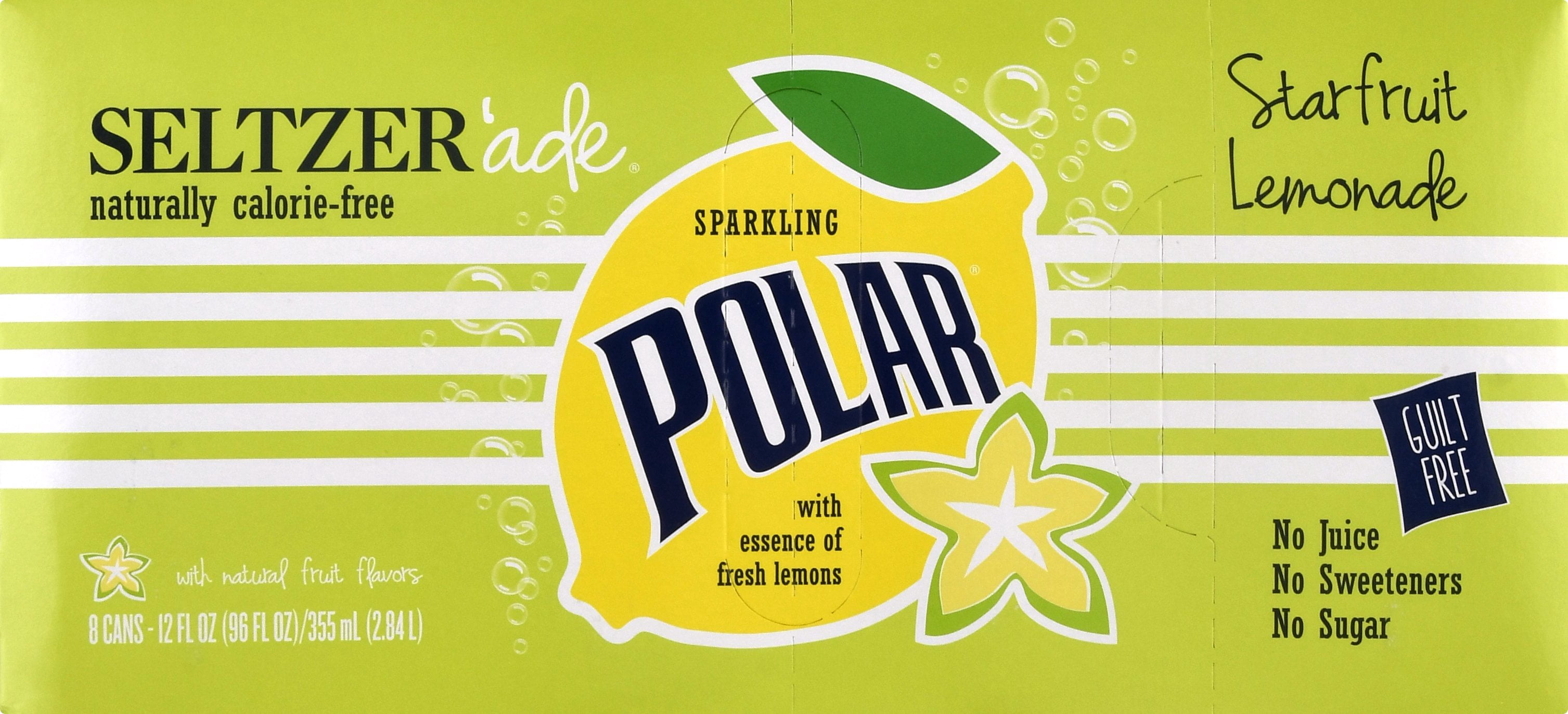 POLAR SLTZRADE STFT LMND CN 12OZ 8PKX3