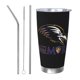 thumbnail image 1 of Taza térmica duradera de acero inoxidable 304 con temática del equipo de fútbol de los Ravens con tapa y pajita Taza térmica de acero inoxidable de 20 oz Taza para automóvil Adecuada para bebidas, 1 of 8