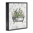 thumbnail image 3 of Stupell Industries French Country Leaf Patterned Bath Black Framed Giclee Art, 24 x 24, by Nan, 3 of 8