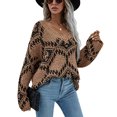 thumbnail image 3 of Fleece Pullover, Acrylic Polyester Women Fleece Sweater Warm For Fall Winter Spring ANGGREK Otros, 3 of 6