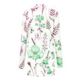 thumbnail image 4 of Vestes pour Femmes Décontractées Cardigan à Manches Longues à Imprimé Floral à la Mode pour Femmes Veste Haut Cardigan pour Femmes en Liquidation, 4 of 6