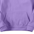 thumbnail image 5 of Atogsazn Womens Oversized Hoodies Casual Fleece Loose Long Sleeve Pullover Sweatshirt Fall Winter Tops Outerwear with Pocket 01-Dark Purple XXL Fashion, 5 of 6