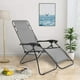 thumbnail image 4 of Silla reclinable plegable de malla morada de tela de repuesto perforada sin gravedad de 160x43cm Sillón reclinable Diamo, 4 of 5