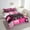 Hot Pink, variant on Erosebridal Softball Sport Bed in a Bag Twin size, Baseball Player Bed Set, Teenager Adult Bedding Twin Size, Microfiber Room Decoration, 7pcs