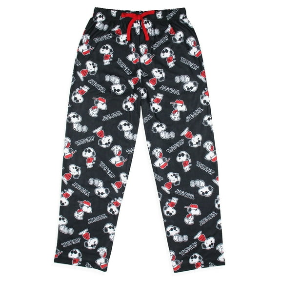 Peanuts Boys' Joe Cool Snoopy Character All-Over Tossed Print Sleep Lounge Pajama Pants
