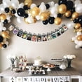 thumbnail image 7 of Graduation Photo Banner Set 2 Pack – Kindergarten to 12th Grade Picture Banner & 5x7 Inch Graduation Banner with Photo for Middle High School College Graduation Party Supplies, Black Cardstock, 7 of 7
