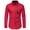 Red, variant on JURANMO Mens Dress Shirts Slim Fit Cotton Long Sleeve Shirts Lapel Button Down Business Shirts Fashion Color Block Wedding Guest Shirts Deals of the Day White XXL