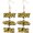 Gold, variant on Happy New Year Earring for Women Glitter 2025 Happy New Year Star Dangle Earrings New Year’s Eve Party Jewelry Gifts