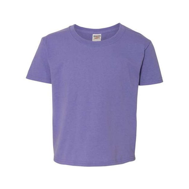 Jerzees Youth DRI-POWER Active Camiseta de manga corta, JZ29BR, M, Violeta Jerzees 29BR