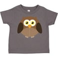 thumbnail image 3 of Inktastic Owl Fat Brown Boys or Girls Toddler T-Shirt, 3 of 5