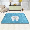 thumbnail image 3 of SKYSONIC Healthy Smiling Tooth Lightweight Carpet Mats Area Soft Rugs Floor Mat Doormat Decoration for Rooms Entrance 36x24 inches, 3 of 6