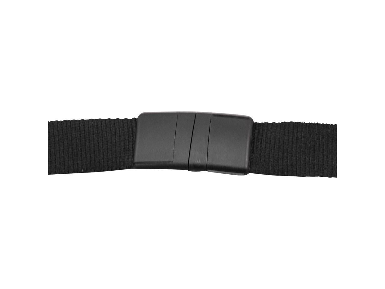 Advantus Plastic Hook Flat Breakaway Lanyard - 12 / Pack - 36" Length - Black - Plastic