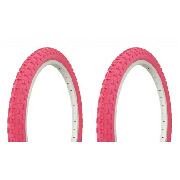 Tire set. 2 Tires. Two Tires Duro 20" x 2.125" Pink/Pink Side Wall, bike Tires,lowrider bike Tires,lowrider bicycle Tires, bmx bike Tires,cruiser bike Tires
